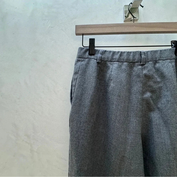 Pendleton || 100% Virgin Wool Grey Career Trousers Straight Leg Sz 4 - Picture 5 of 12